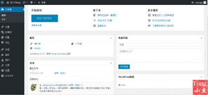 wordpass安装界面完成界面后台